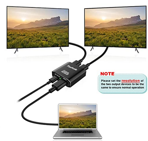 How to connect two monitors to a laptop with one HDMI port - Wired Smarter